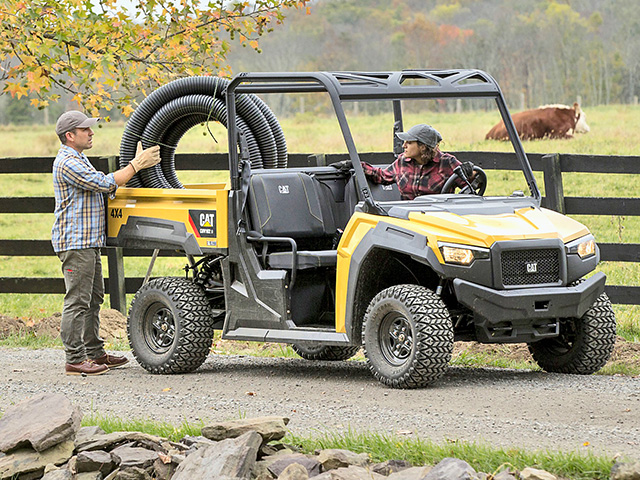Two UTV models will be available from Cat in summer 2018, Image provided by the manufacturer